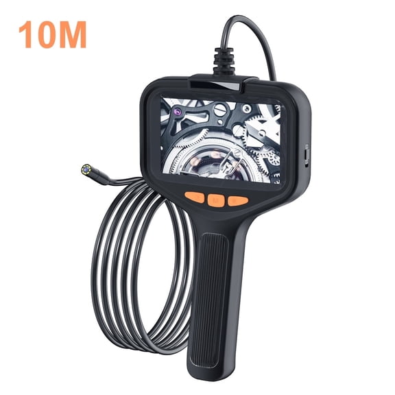 Borescope With Light, Industrial Endoscope Inspection Camera 2 , 5 , 10 m Snake Camera For Automotive, Aircraft, And Pipe Inspection - Portable Boroscope With Led Lighting For Clear Visual In
