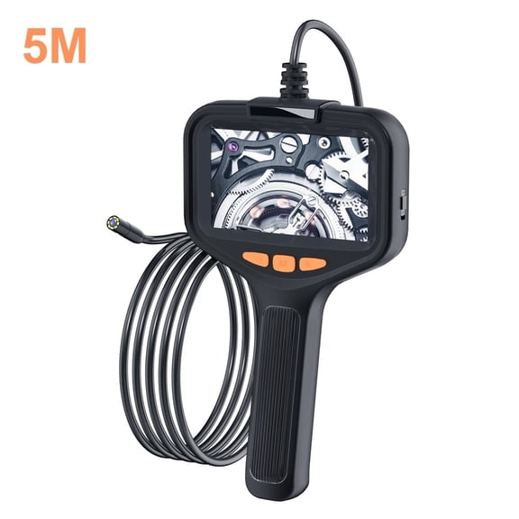 Borescope With Light, Industrial Endoscope Inspection Camera 2 , 5 , 10 m Snake Camera For Automotive, Aircraft, And Pipe Inspection - Portable Boroscope With Led Lighting For Clear Visual In