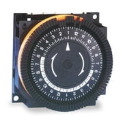 Borg Electromechanical Timer,24 hr,SPST,Steel TA-4150