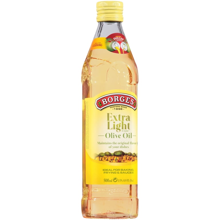 Borges Extra Light Olive Oil 17 fl oz Glass Bottle - Walmart.com