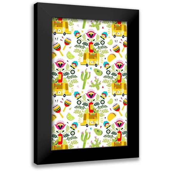 Borges, Victoria 10x14 Black Modern Framed Museum Art Print Titled - Cinco de Mayo Collection E