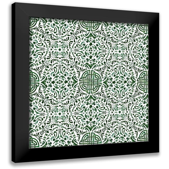 Borges, Victoria 12x12 Black Modern Framed Museum Art Print Titled - Celtic Knot Collection F