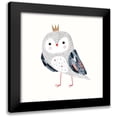 thumbnail image 1 of Borges, Victoria 12x12 Black Modern Framed Museum Art Print Titled - Crowned Critter II, 1 of 5