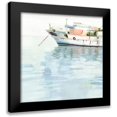 thumbnail image 1 of Borges, Victoria 12x12 Black Modern Framed Museum Art Print Titled - Harbor Impression II, 1 of 5