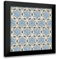 thumbnail image 1 of Borges, Victoria 12x12 Black Modern Framed Museum Art Print Titled - Sophisticated Hanukkah Collection H, 1 of 5