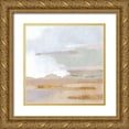 thumbnail image 1 of Borges, Victoria 12x12 Gold Ornate Wood Framed with Double Matting Museum Art Print Titled - Abstract Coastland I, 1 of 4