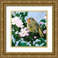 thumbnail image 1 of Borges, Victoria 12x12 Gold Ornate Wood Framed with Double Matting Museum Art Print Titled - Perching II, 1 of 4