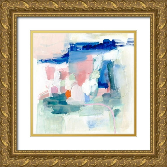 Borges, Victoria 12x12 Gold Ornate Wood Framed with Double Matting Museum Art Print Titled - Procida I
