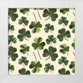 thumbnail image 1 of Borges, Victoria 12x12 White Modern Wood Framed Museum Art Print Titled - Gilded Shamrock Collection H, 1 of 4