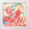 thumbnail image 1 of Borges, Victoria 12x12 White Modern Wood Framed Museum Art Print Titled - Tropical Assemblage III, 1 of 4