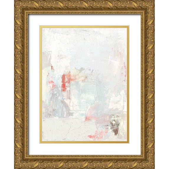 Borges, Victoria 12x14 Gold Ornate Wood Framed with Double Matting Museum Art Print Titled - Barely There I