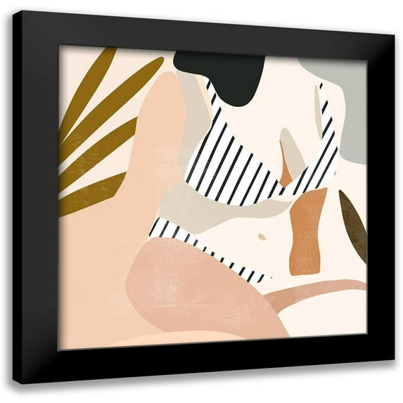 Borges, Victoria 15x15 Black Modern Framed Museum Art Print Titled - Trieste Summer IV