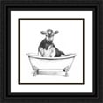 thumbnail image 1 of Borges, Victoria 15x15 Black Ornate Wood Framed with Double Matting Museum Art Print Titled - Clawfoot Critter II, 1 of 4