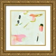 thumbnail image 1 of Borges, Victoria 15x15 Gold Ornate Wood Framed with Double Matting Museum Art Print Titled - Olive Scatter I, 1 of 4