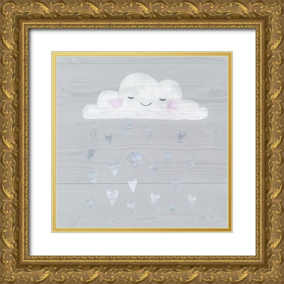 Borges, Victoria 15x15 Gold Ornate Wood Framed with Double Matting Museum Art Print Titled - Sweet Dreams IV