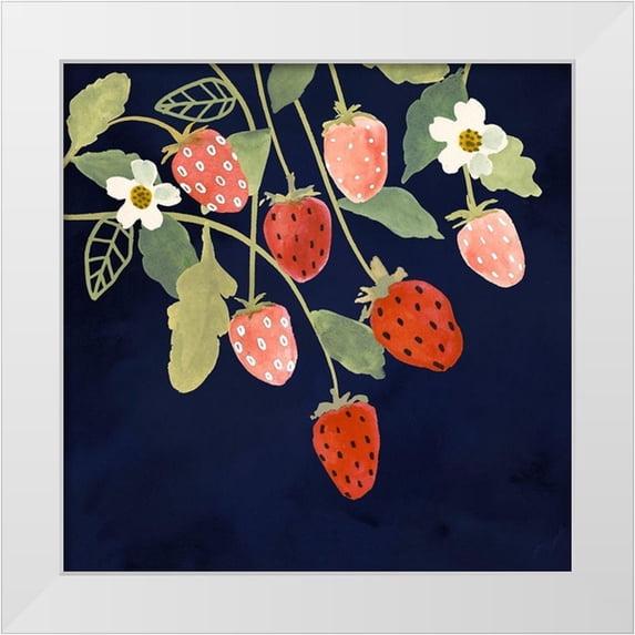 Borges, Victoria 15x15 White Modern Wood Framed Museum Art Print Titled - Fresh Fruit I