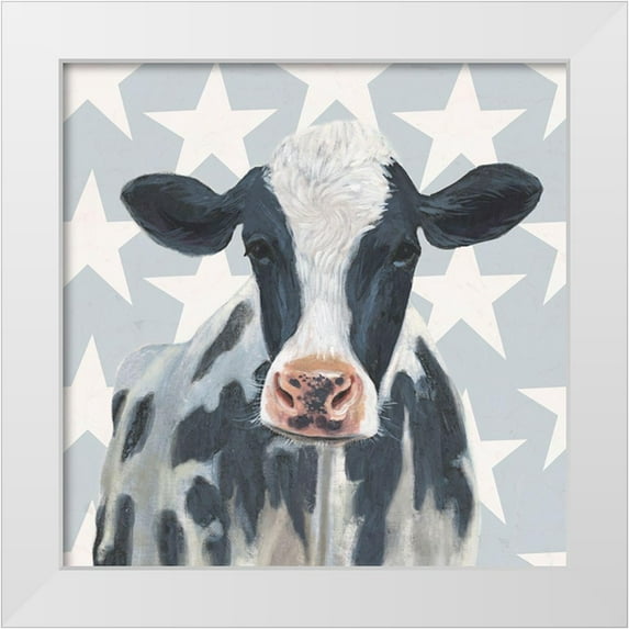 Borges, Victoria 15x15 White Modern Wood Framed Museum Art Print Titled - Patriotic Farm II