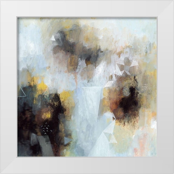 Borges, Victoria 15x15 White Modern Wood Framed Museum Art Print Titled - Suspended Sunbeam II