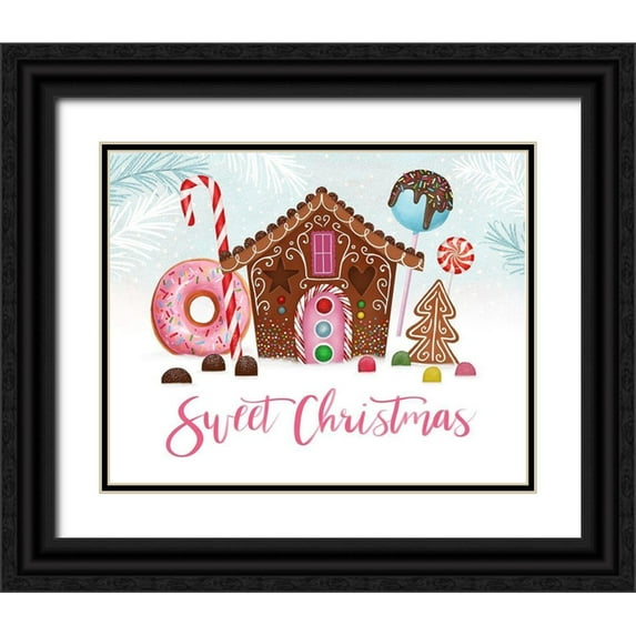 Borges, Victoria 18x15 Black Ornate Wood Framed with Double Matting Museum Art Print Titled - Sweet Holidays Collection A