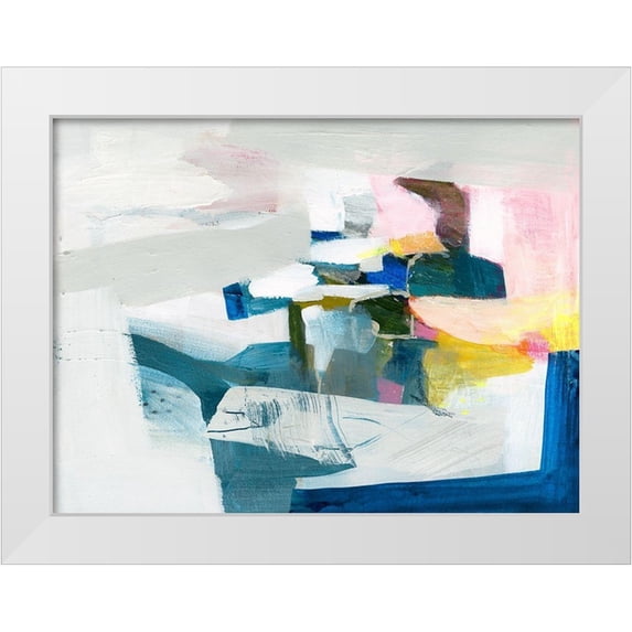 Borges, Victoria 18x15 White Modern Wood Framed Museum Art Print Titled - Costa II