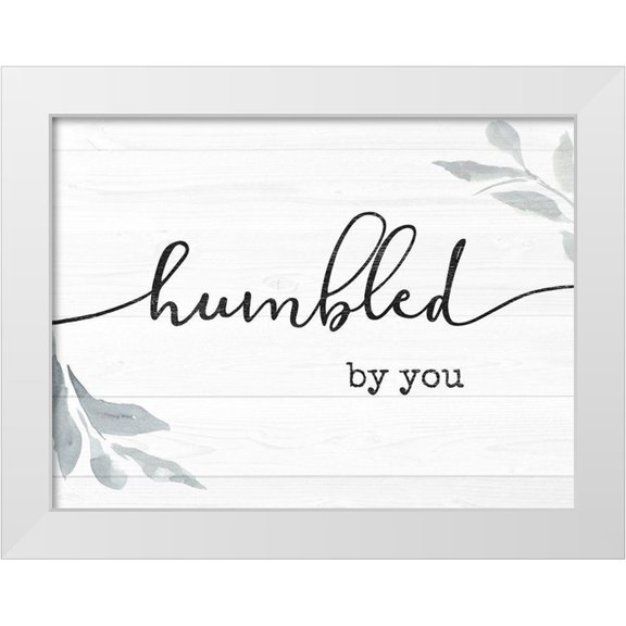 Borges, Victoria 18x15 White Modern Wood Framed Museum Art Print Titled - Faithful Script I