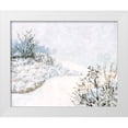 thumbnail image 1 of Borges, Victoria 18x15 White Modern Wood Framed Museum Art Print Titled - Frozen River Study II, 1 of 4