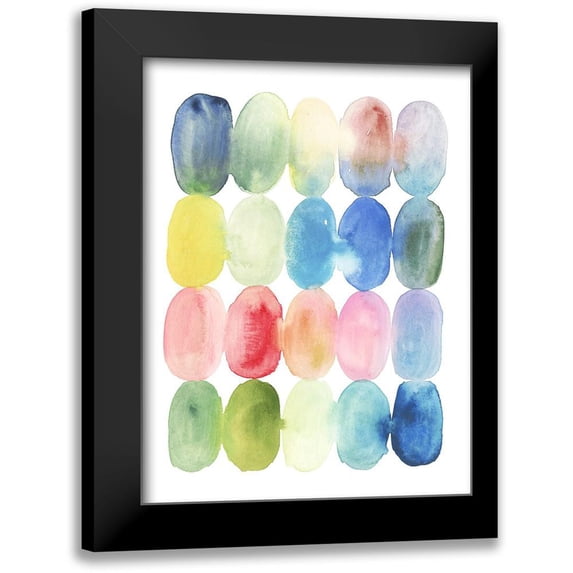 Borges, Victoria 19x24 Black Modern Framed Museum Art Print Titled - Color Melt I
