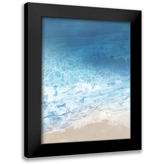 Borges, Victoria 19x24 Black Modern Framed Museum Art Print Titled - Ebb and Flow I