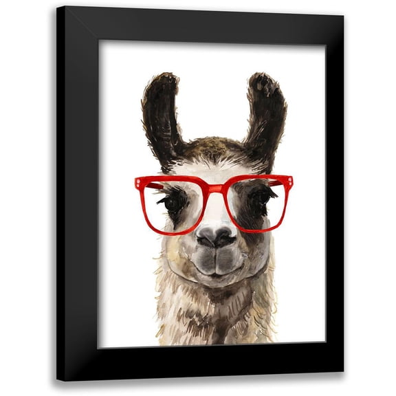 Borges, Victoria 19x24 Black Modern Framed Museum Art Print Titled - Hip Llama I