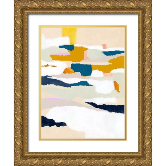 Borges, Victoria 19x24 Gold Ornate Wood Framed with Double Matting Museum Art Print Titled - Woven Together II