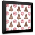 thumbnail image 1 of Borges, Victoria 20x20 Black Modern Framed Museum Art Print Titled - Sweet Holidays Collection H, 1 of 5