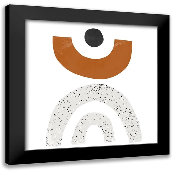 Borges, Victoria 20x20 Black Modern Framed Museum Art Print Titled - Tota II