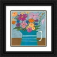 thumbnail image 1 of Borges, Victoria 20x20 Black Ornate Wood Framed with Double Matting Museum Art Print Titled - Farmhouse Flora I, 1 of 4
