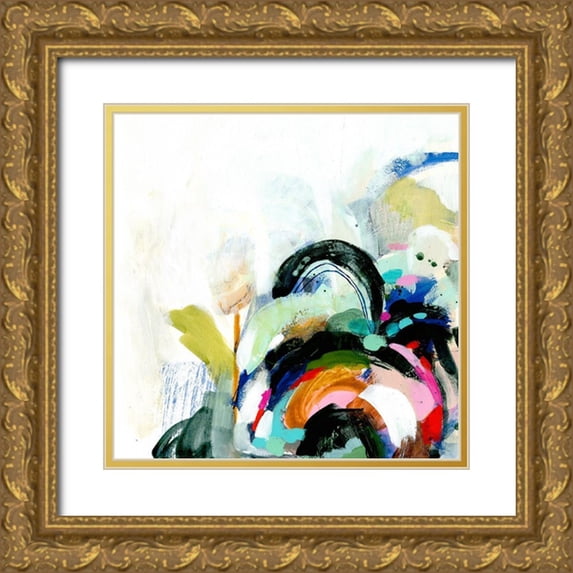 Borges, Victoria 20x20 Gold Ornate Wood Framed with Double Matting Museum Art Print Titled - Collider I