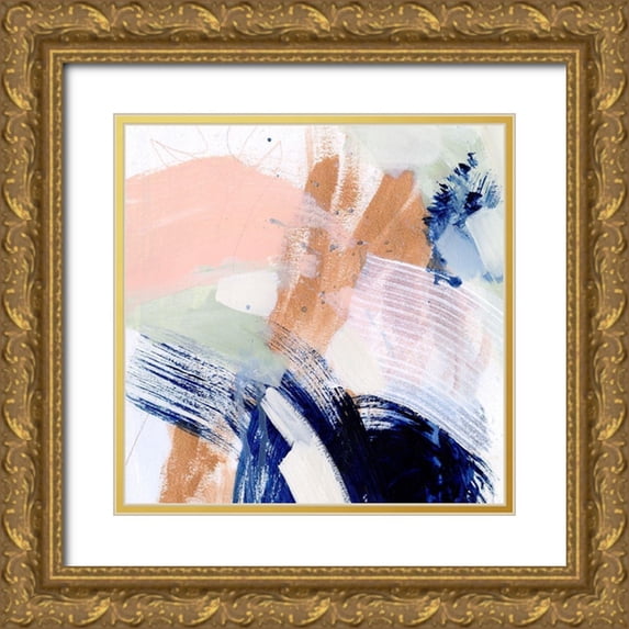Borges, Victoria 20x20 Gold Ornate Wood Framed with Double Matting Museum Art Print Titled - Lanikai I