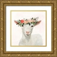thumbnail image 1 of Borges, Victoria 20x20 Gold Ornate Wood Framed with Double Matting Museum Art Print Titled - Spring on the Farm III, 1 of 4