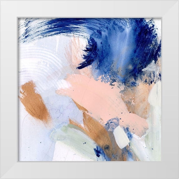 Borges, Victoria 20x20 White Modern Wood Framed Museum Art Print Titled - Lanikai II
