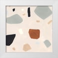 thumbnail image 1 of Borges, Victoria 20x20 White Modern Wood Framed Museum Art Print Titled - Terrazzo Shards III, 1 of 4