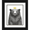 thumbnail image 1 of Borges, Victoria 20x24 Black Ornate Wood Framed with Double Matting Museum Art Print Titled - Royal Forester I, 1 of 4