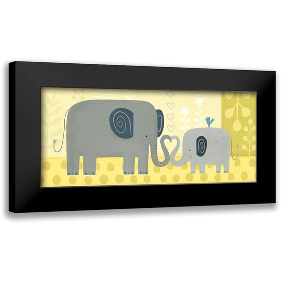 Borges, Victoria 24x13 Black Modern Framed Museum Art Print Titled - Mama and Me Collection D