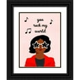 thumbnail image 1 of Borges, Victoria 25x32 Black Ornate Wood Framed with Double Matting Museum Art Print Titled - Darling Valentine III, 1 of 4