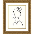 thumbnail image 1 of Borges, Victoria 25x32 Gold Ornate Wood Framed with Double Matting Museum Art Print Titled - Minimal Profile I, 1 of 4