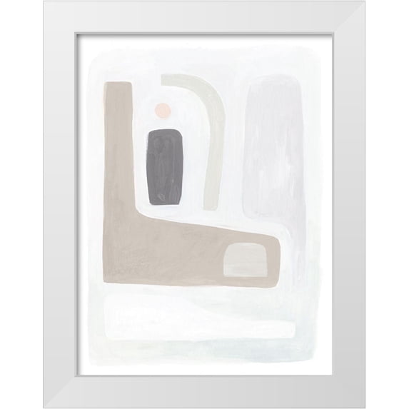 Borges, Victoria 25x32 White Modern Wood Framed Museum Art Print Titled - Opal Daydream I