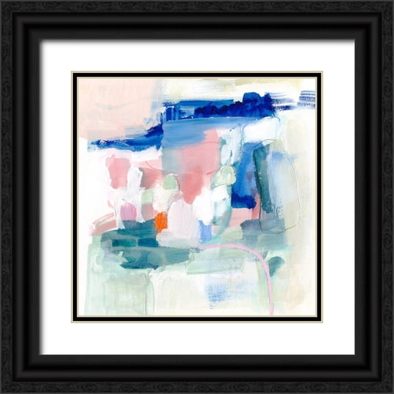 Borges, Victoria 26x26 Black Ornate Wood Framed with Double Matting Museum Art Print Titled - Procida I