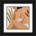 thumbnail image 1 of Borges, Victoria 26x26 Black Ornate Wood Framed with Double Matting Museum Art Print Titled - Trieste Summer III, 1 of 4