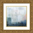 thumbnail image 1 of Borges, Victoria 26x26 Gold Ornate Wood Framed with Double Matting Museum Art Print Titled - Boulder Coast I, 1 of 4