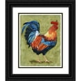 thumbnail image 1 of Borges, Victoria 26x32 Black Ornate Wood Framed with Double Matting Museum Art Print Titled - Chicken Scratch I, 1 of 4