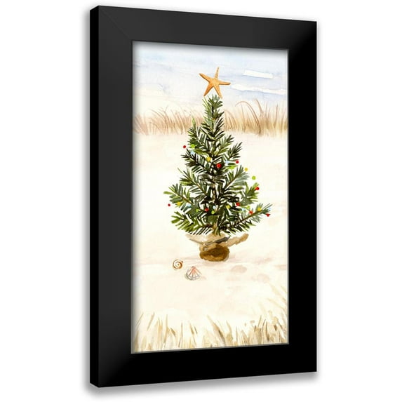 Borges, Victoria 9x14 Black Modern Framed Museum Art Print Titled - Christmas Coast Collection B
