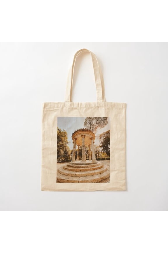 Borgese Rotunda Canvas Tote Bags, Reusable Shopping Bag