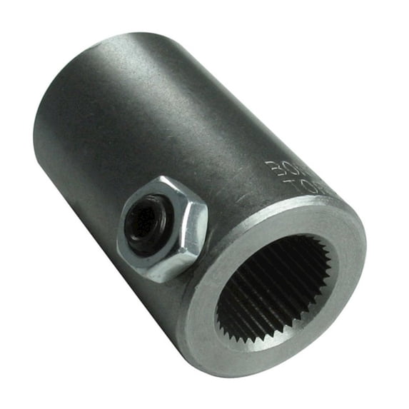 Borgeson Steering Coupler Steel 9 /16-36 X 3/4 Smooth Bore
